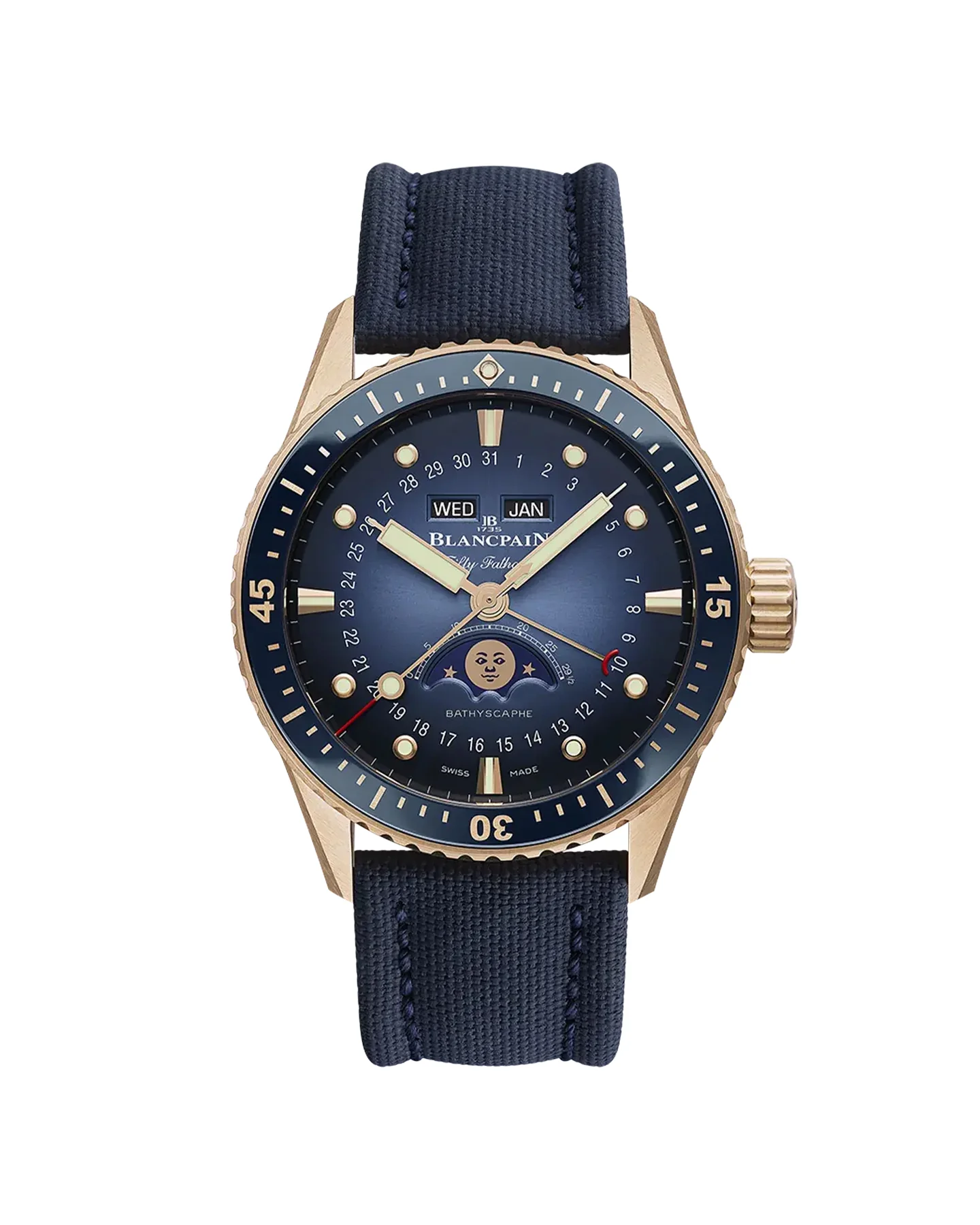 Bathyscaphe Quantième Complet Phases de Lune