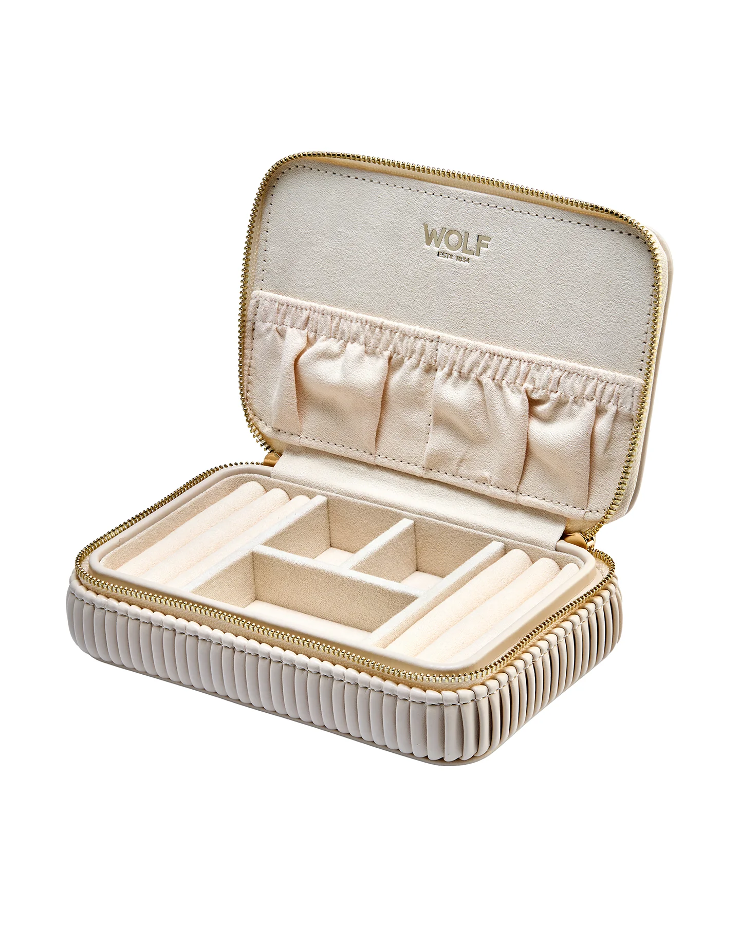Wolf Bella Travel Zip Case Bone - Image 2