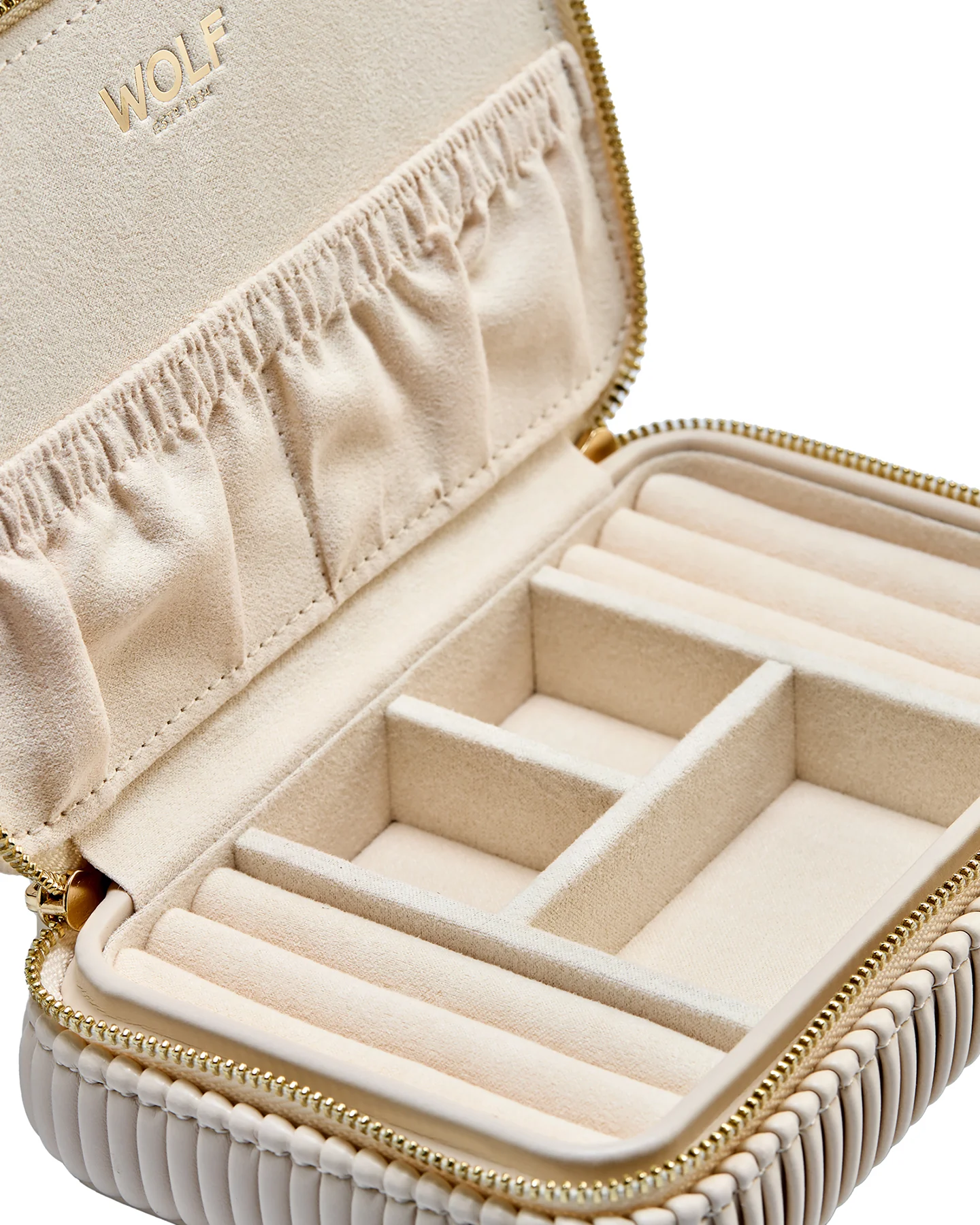 Wolf Bella Travel Zip Case Bone - Image 4