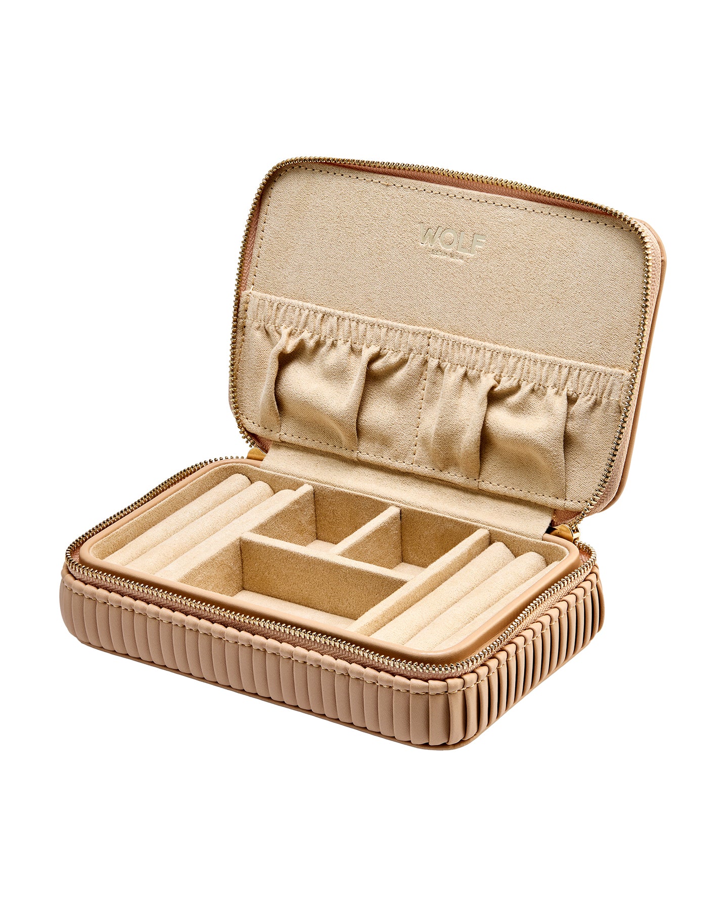 Wolf Bella Travel Zip Case Mocha - Image 2