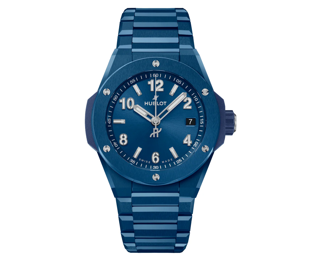 Big Bang Integrated Time Only Blue Ceramic 38mm - Image 2