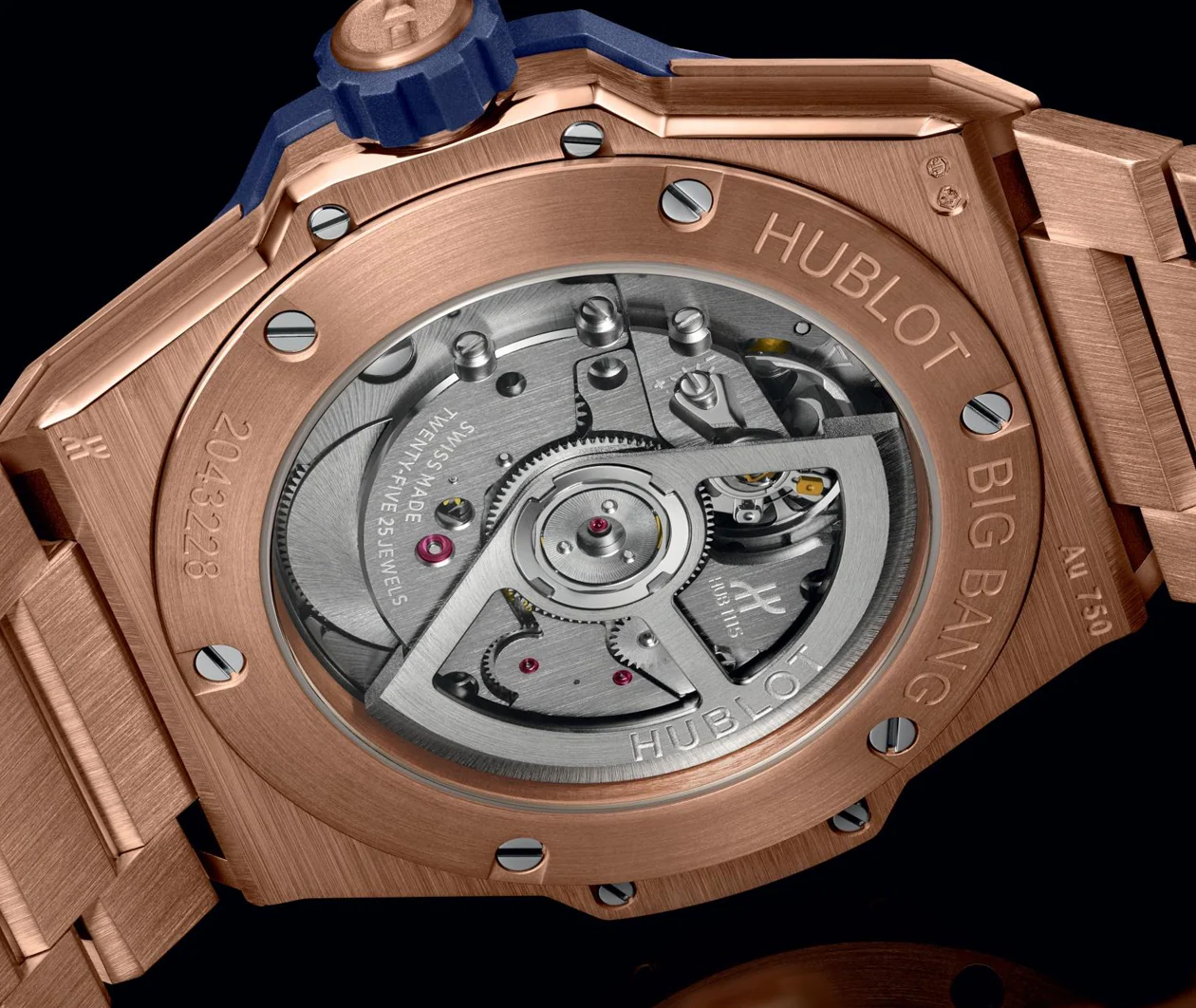 Big Bang Integrated Time Only King Gold Blue 38mm - Image 5