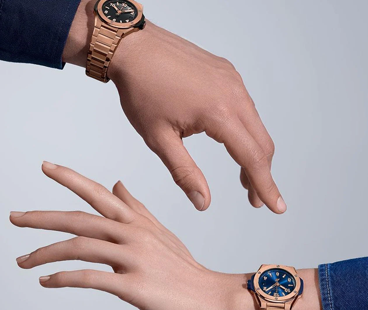 Big Bang Integrated Time Only King Gold Blue 38mm - Image 6