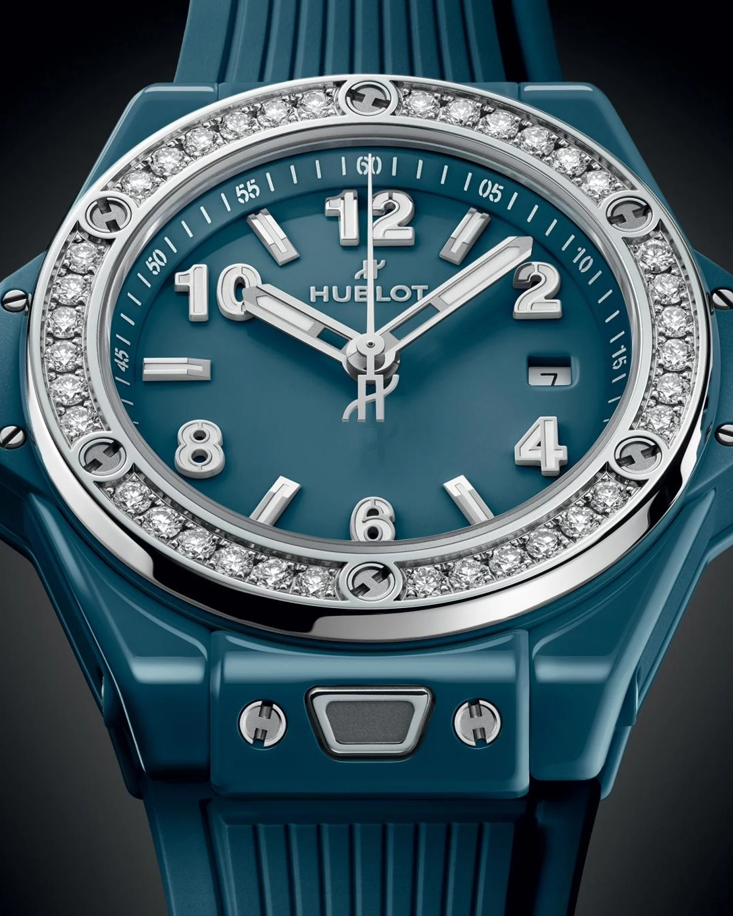 Big Bang One Click Petrol Blue Ceramic Diamonds - Image 5
