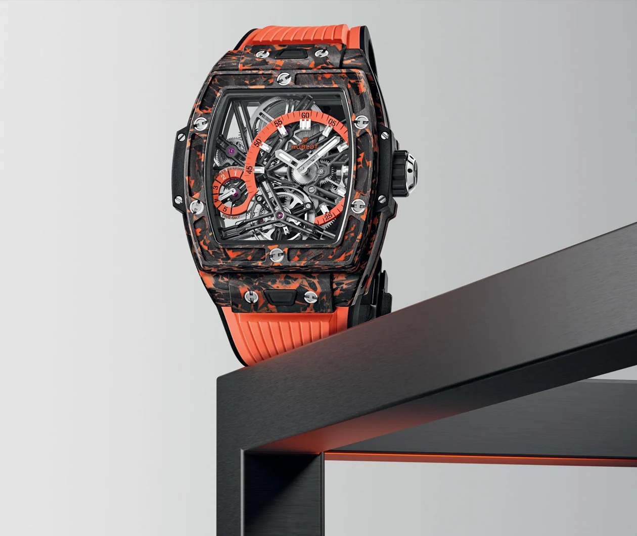 Big Bang Tourbillon Orange Carbon 42mm