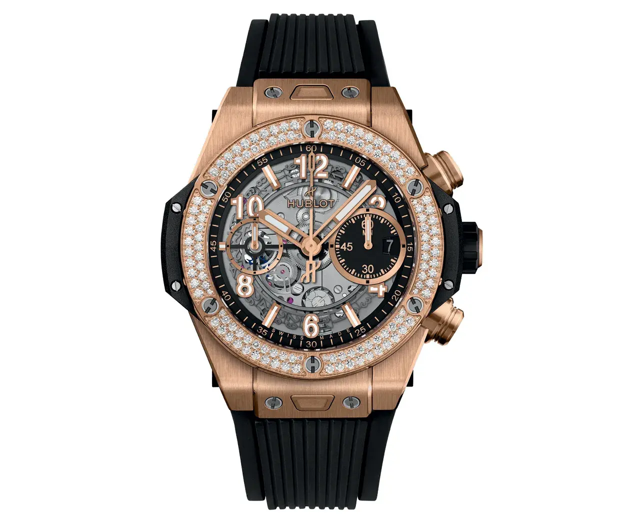 Big Bang Unico King Gold Diamonds 42 mm
