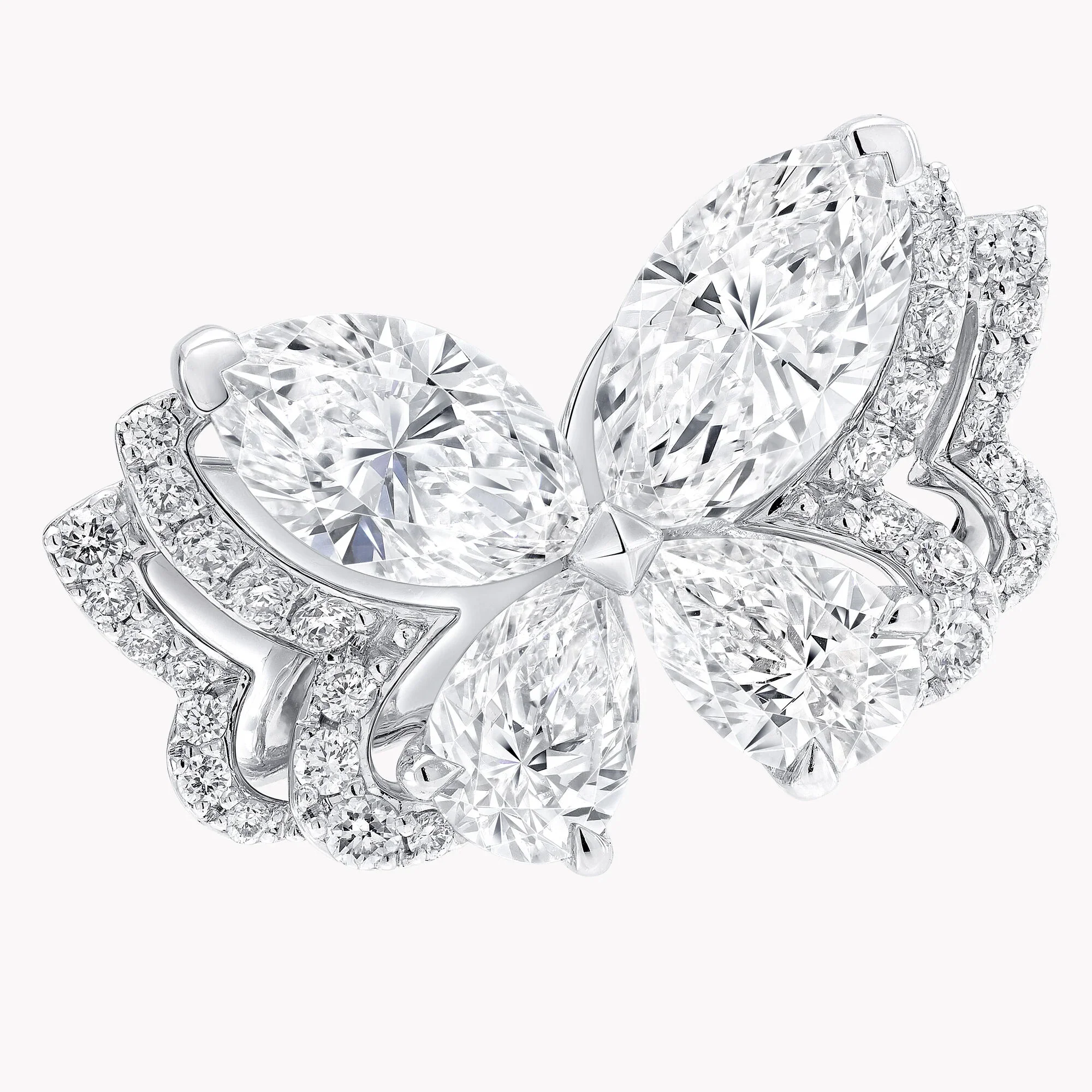 Butterfly Diamond Earrings - Image 4