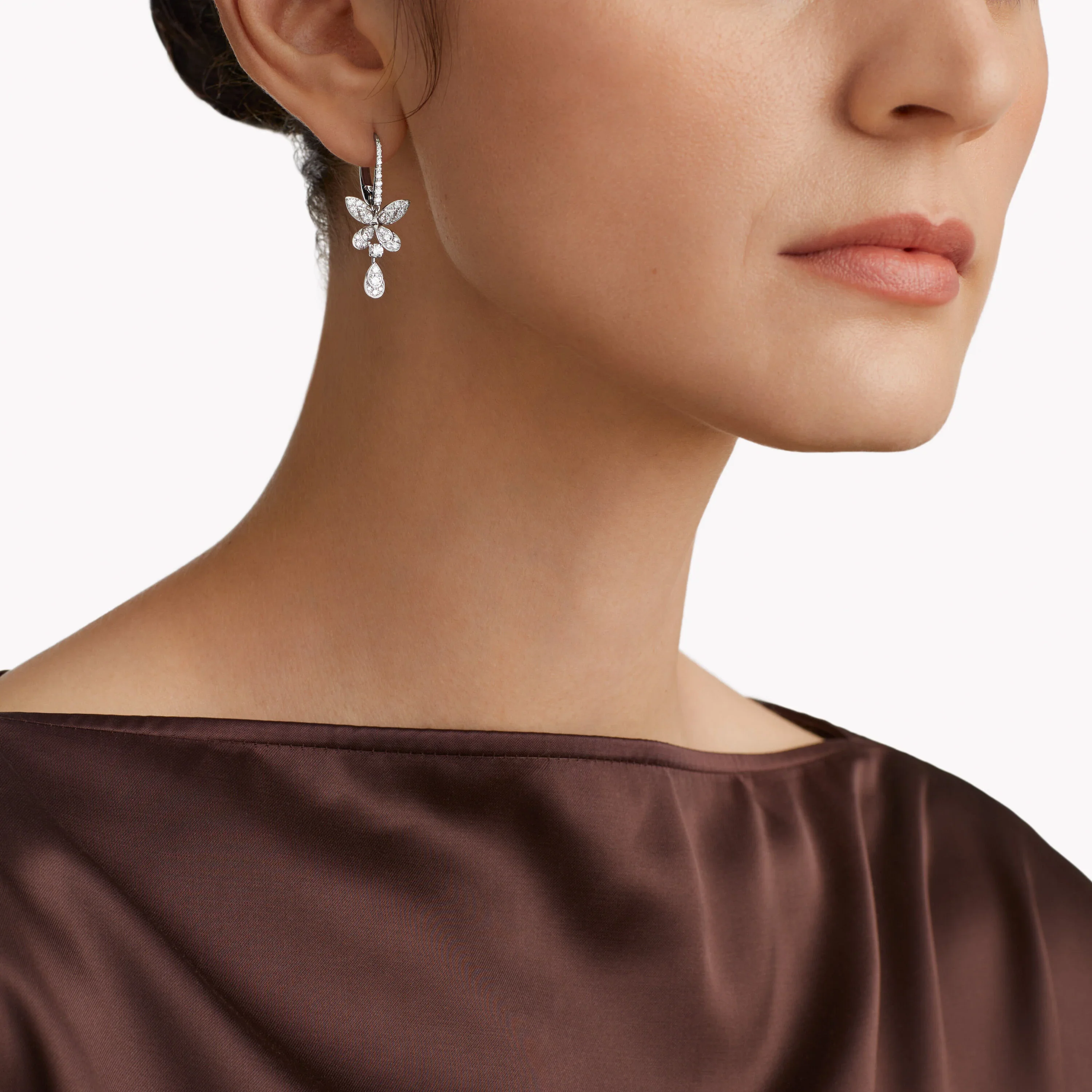 Butterfly Diamond Earrings - Image 2