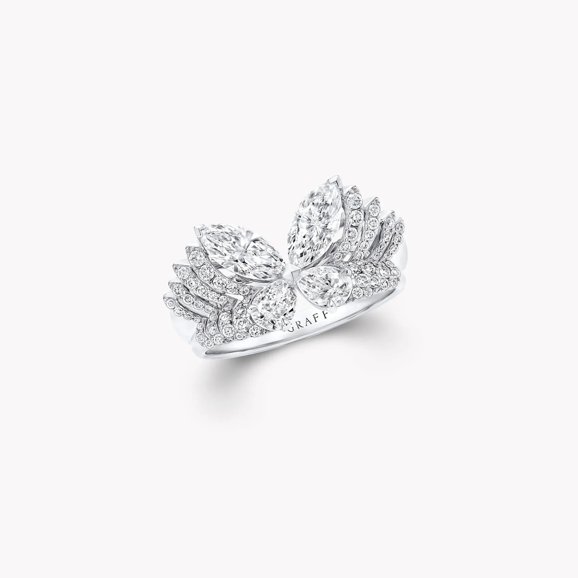 Butterfly Diamond Ring