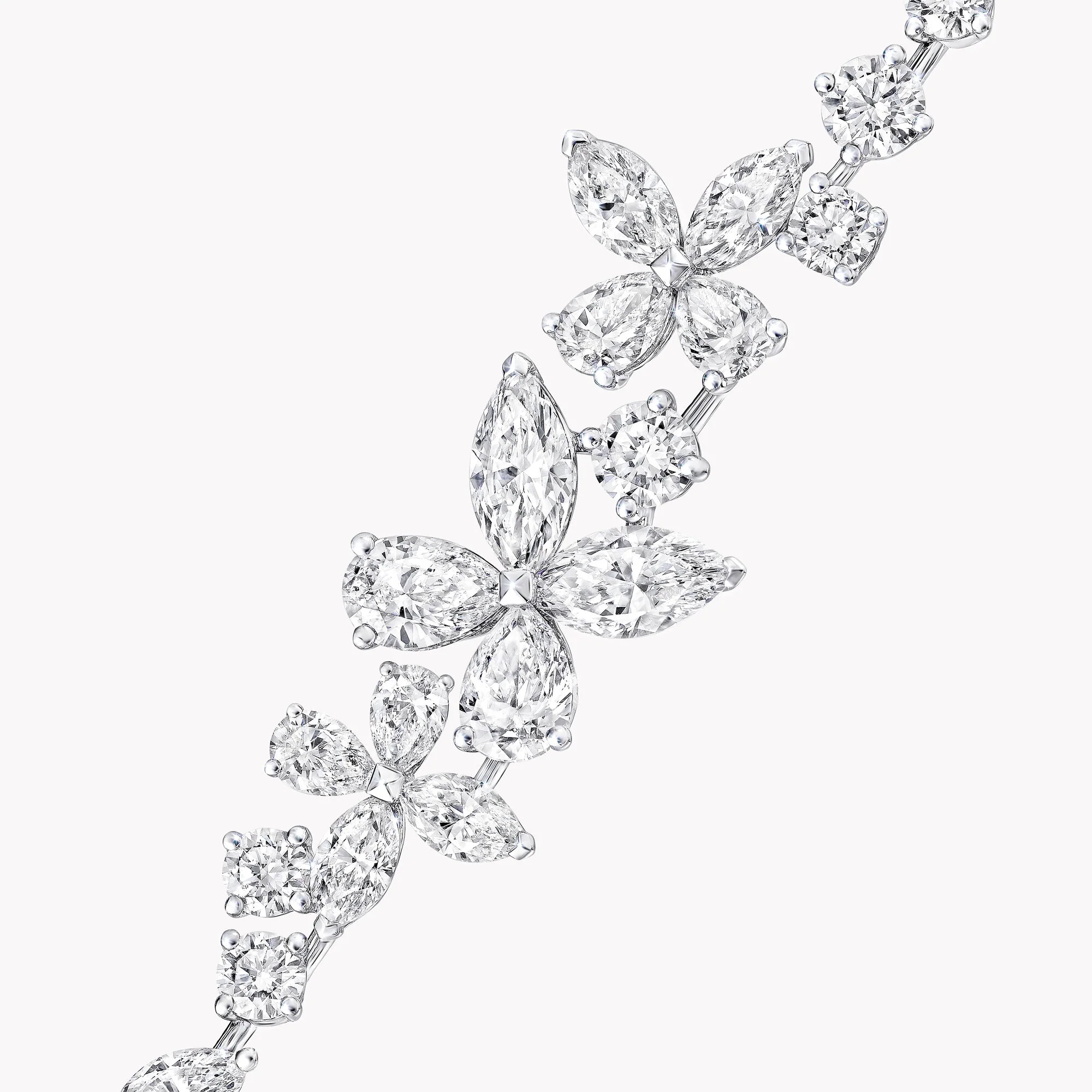 Classic Butterfly Diamond Bracelet - Image 3