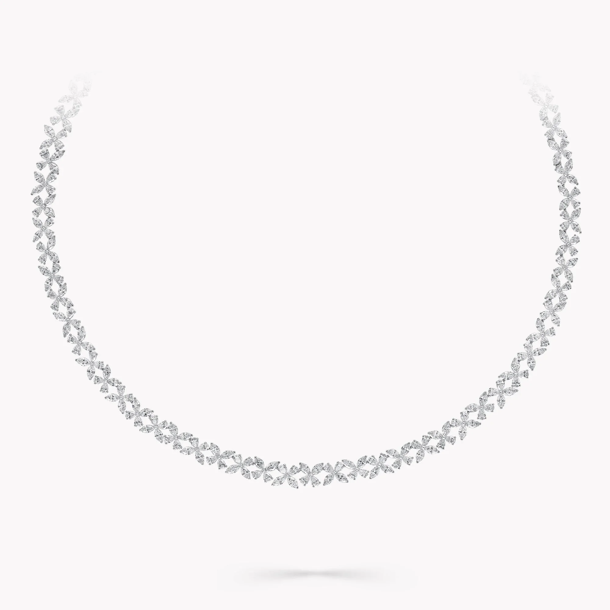 Classic Butterfly Diamond Necklace