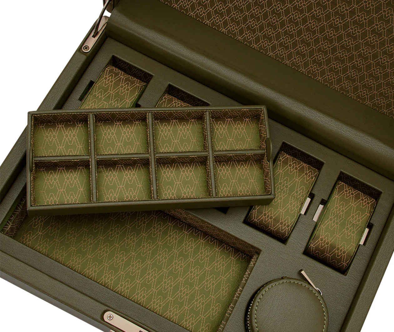 Earth 5 Piece Watch Box Olive - Image 5