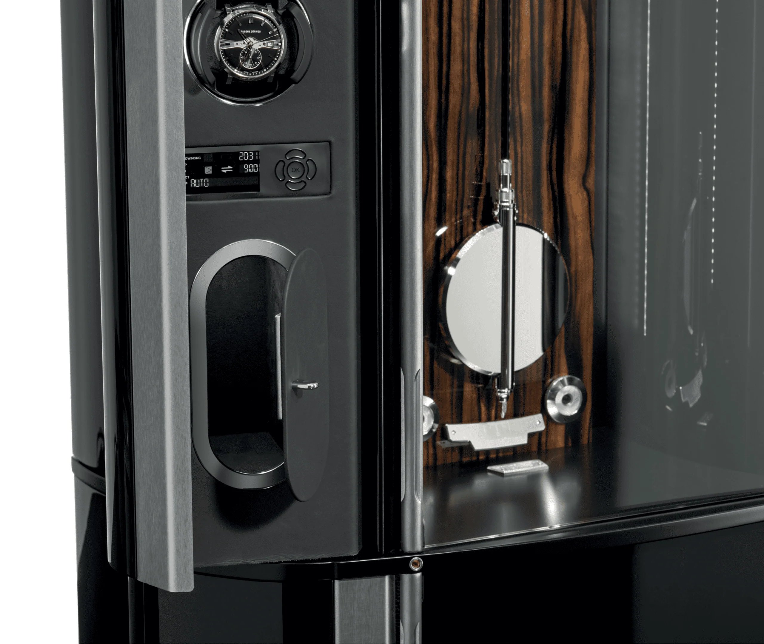 Grande Infinity Alpha 01 Pendulum Clock - Burlwood - Image 6