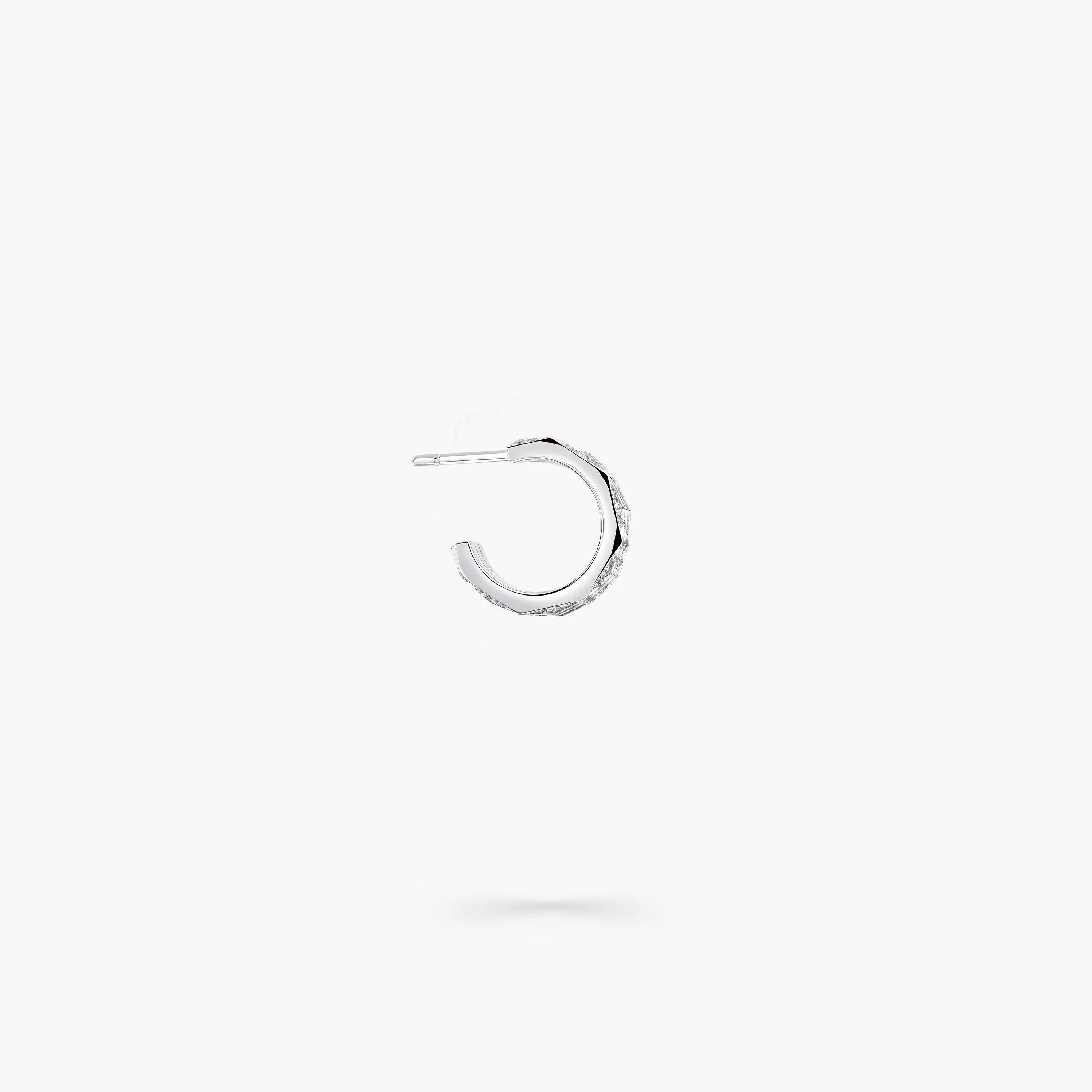 Laurence Graff Signature Triple Pavé Diamond Hoop Earrings - Image 3