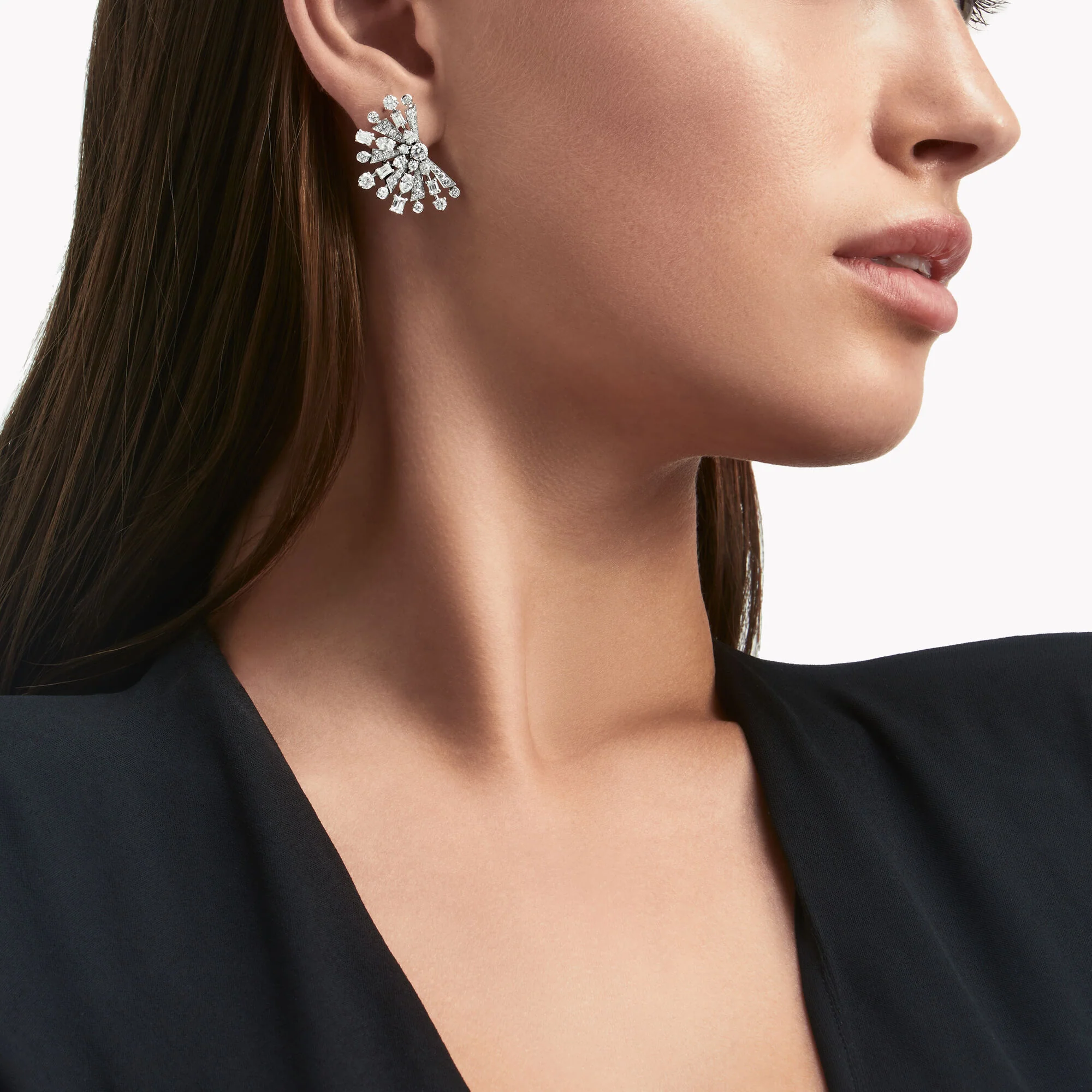 New Dawn Multi-Shape Diamond Stud Earrings - Image 2