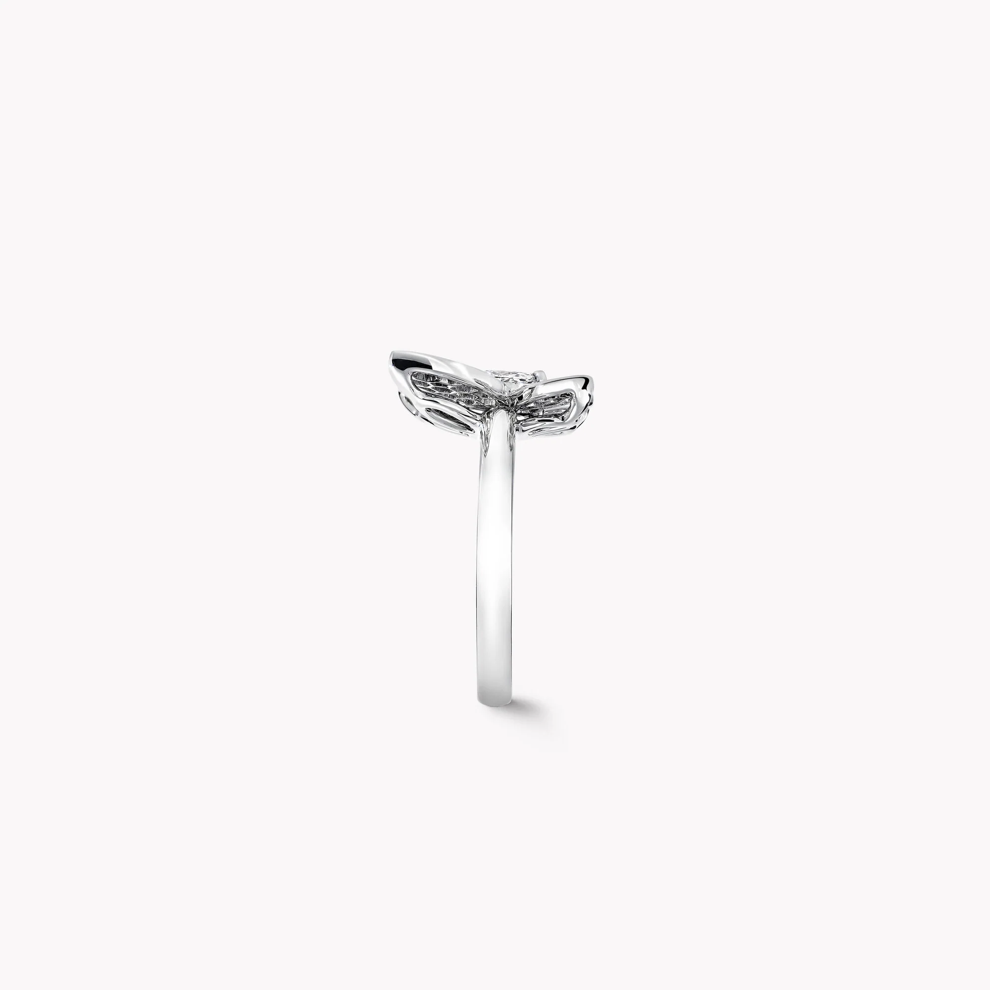 Pavé Butterfly Diamond Ring - Image 3