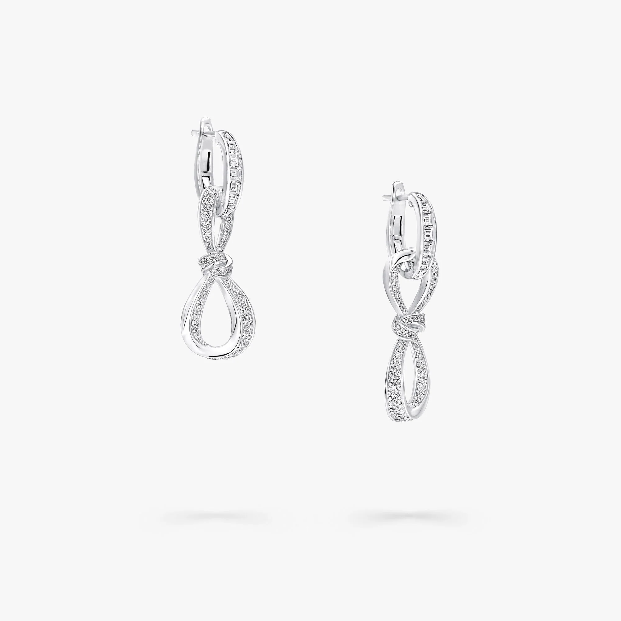 Tilda's Bow Diamond Link Earrings - Image 3