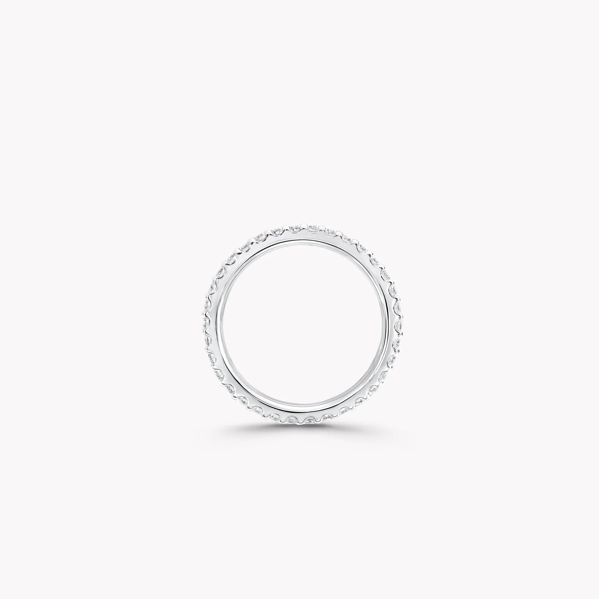 Round Diamond Wedding Band - Image 4