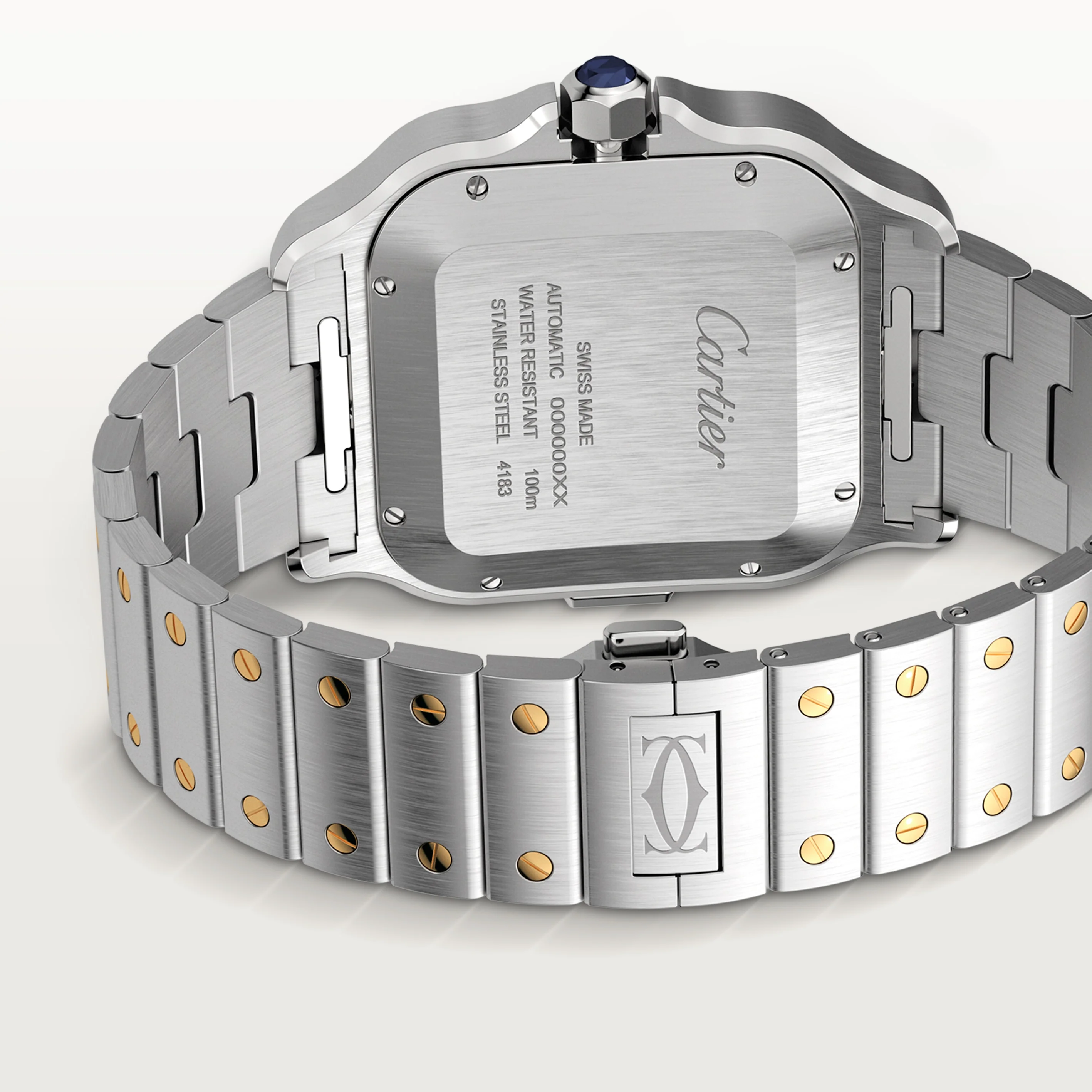 Santos de Cartier Chronograph watch - Image 7