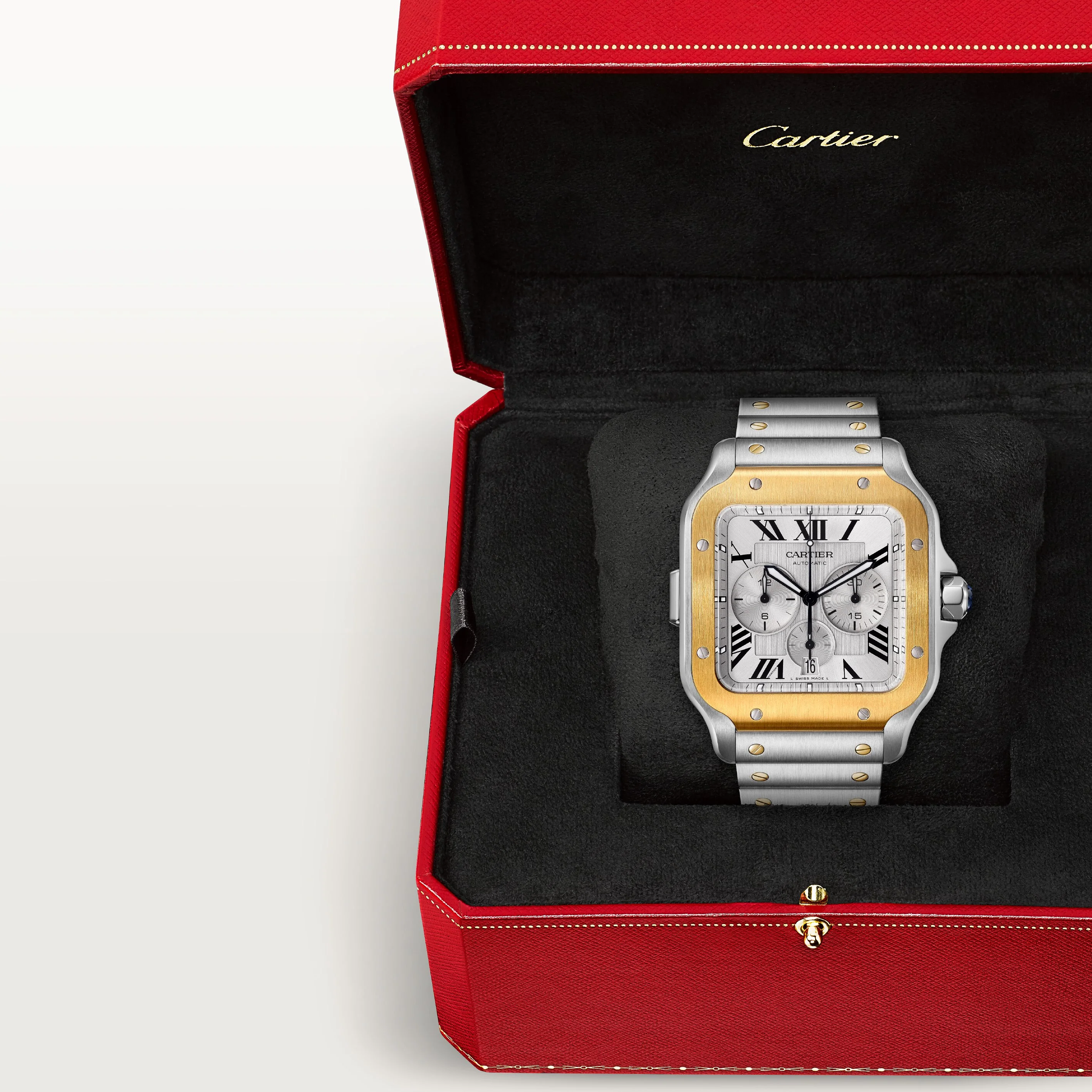 Santos de Cartier Chronograph watch - Image 9