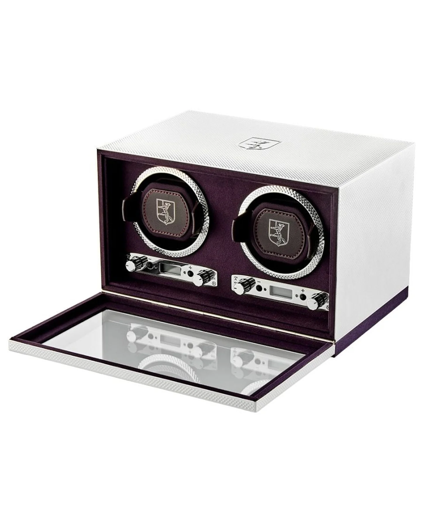 Wolf Silver Double Watch Winder - Image 2