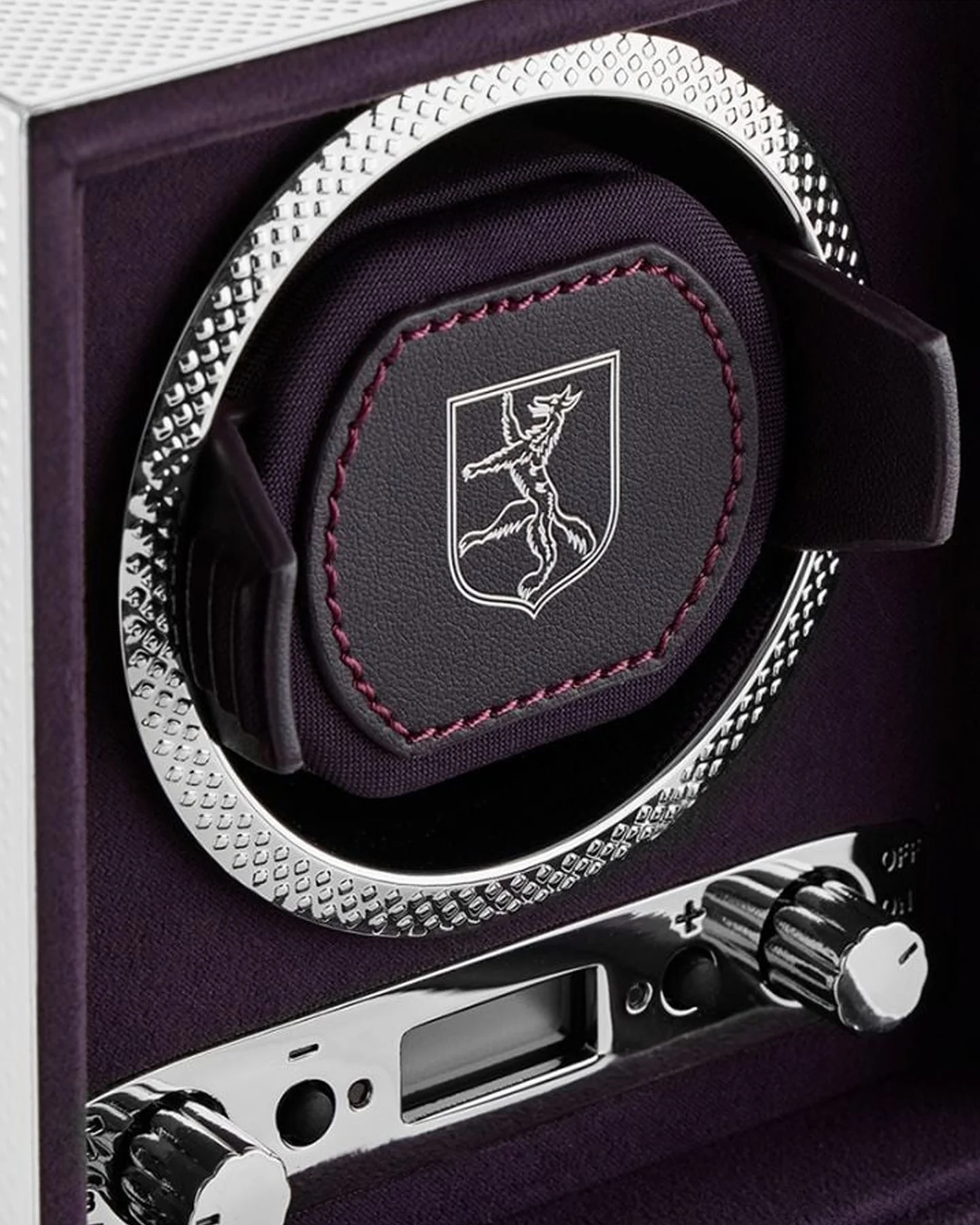 Wolf Silver Single Watch Winder - Image 3