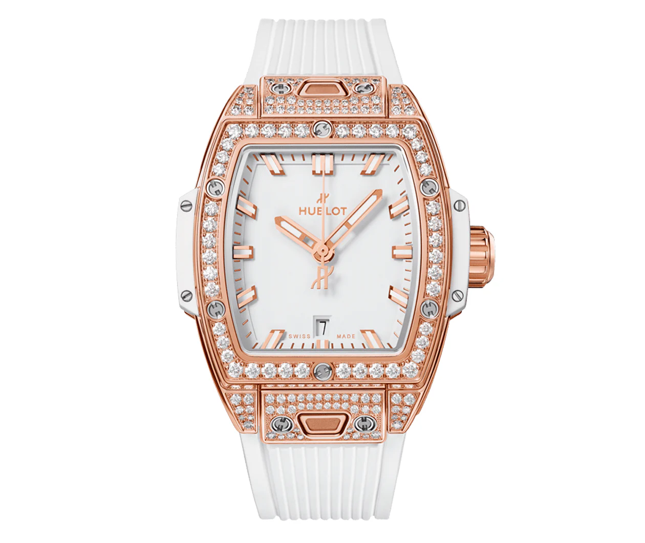 Spirit of Big Bang King Gold White Pavé 32mm