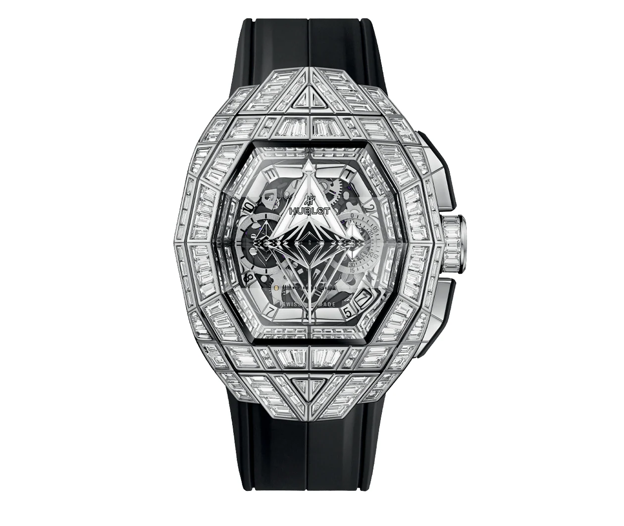 Spirit of Big Bang Sang Bleu High Jewellery White Gold 42mm
