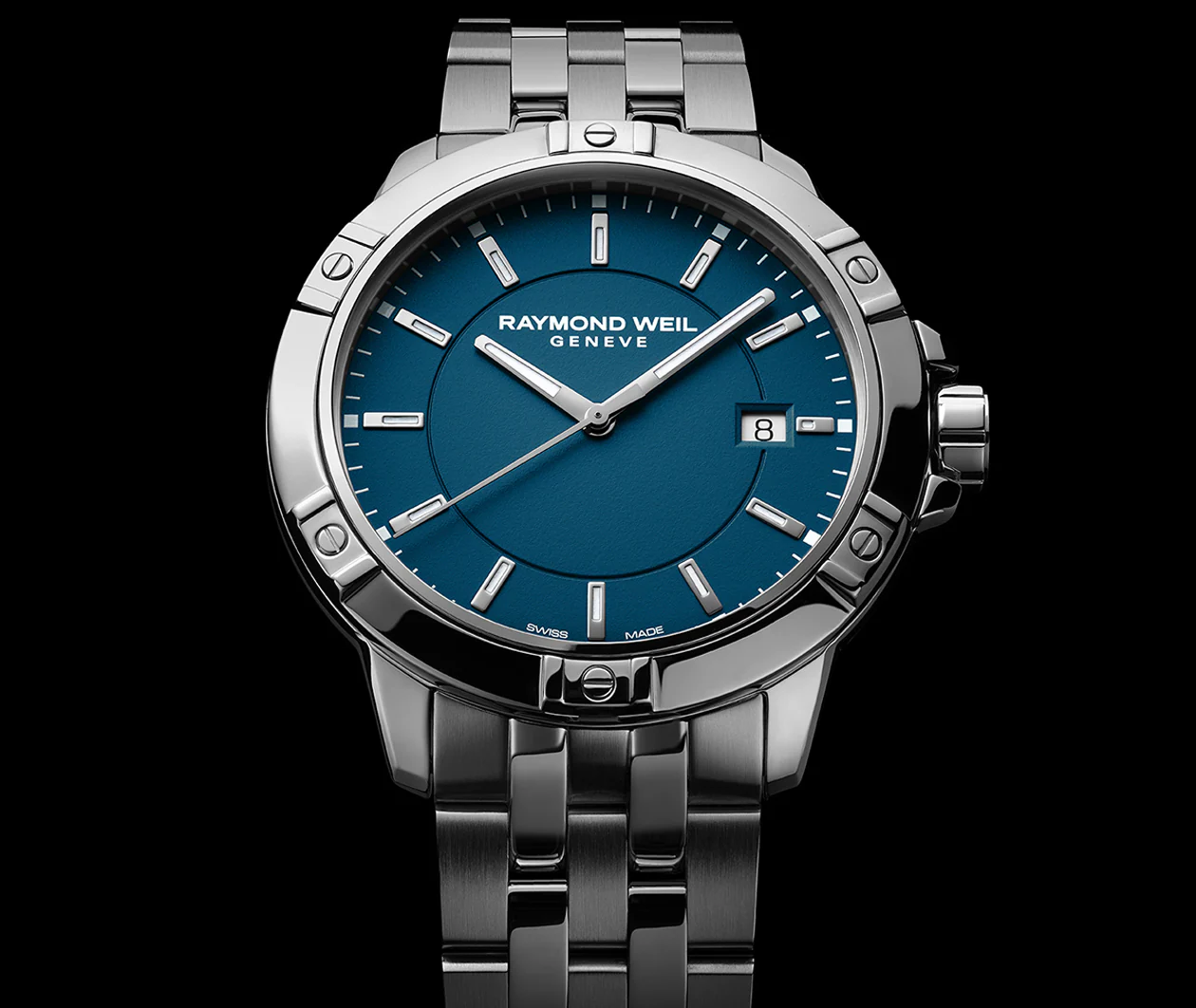 Tango Classic Men's Quartz Blue Dial Bracelet Watch - Image 4