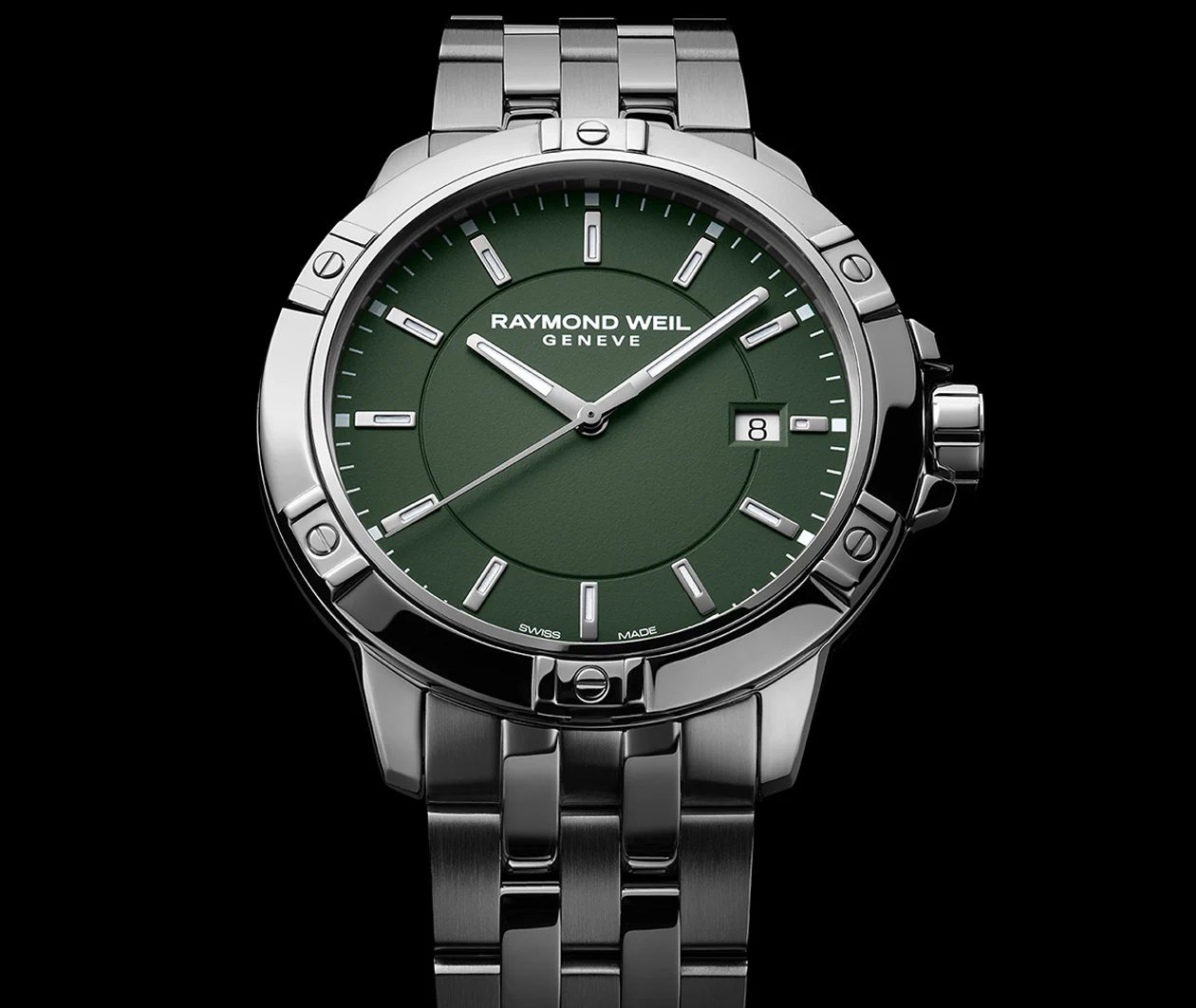 Tango Classic Men's Quartz Green Dial Bracelet Watch - Image 4