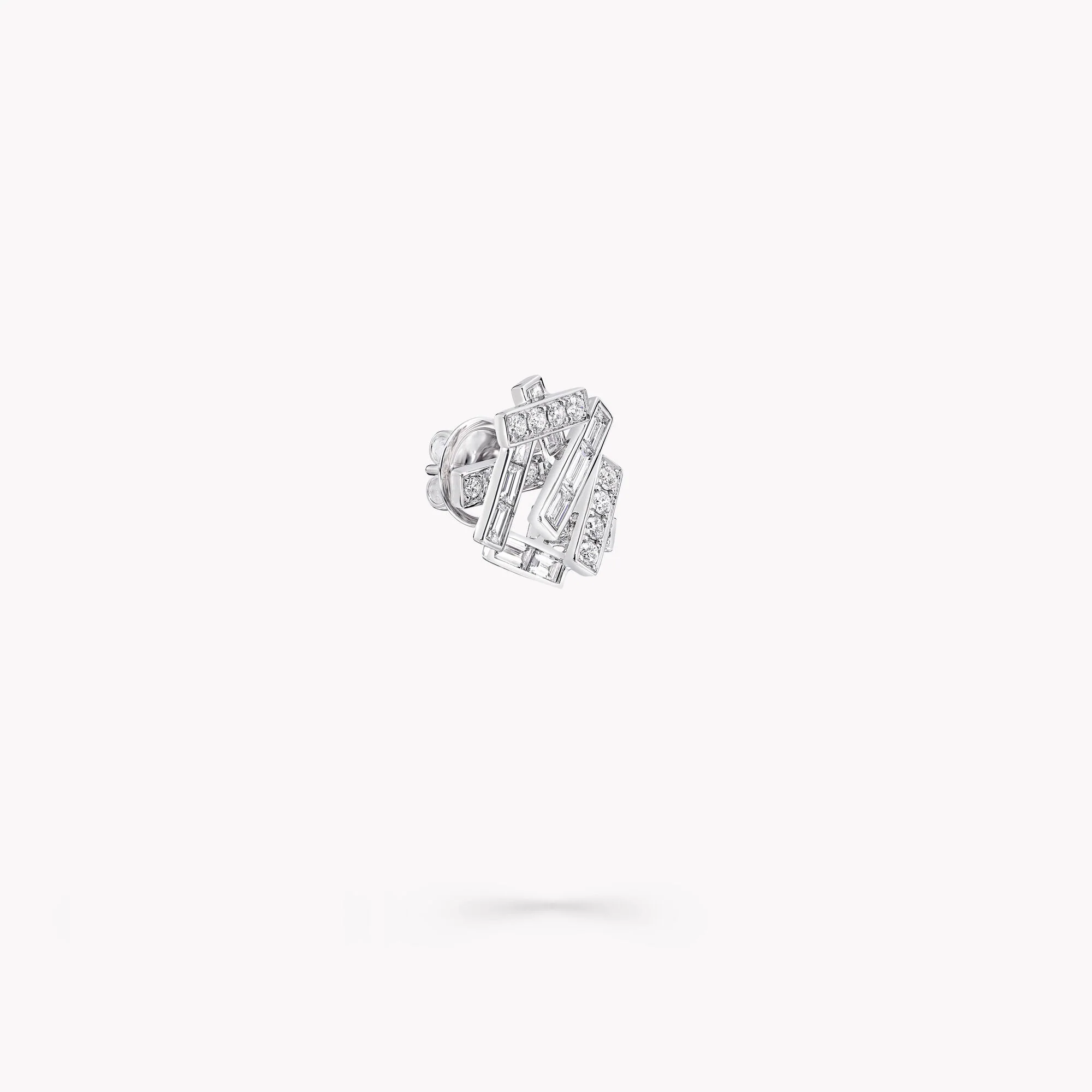Threads Diamond Stud Earrings - Image 3