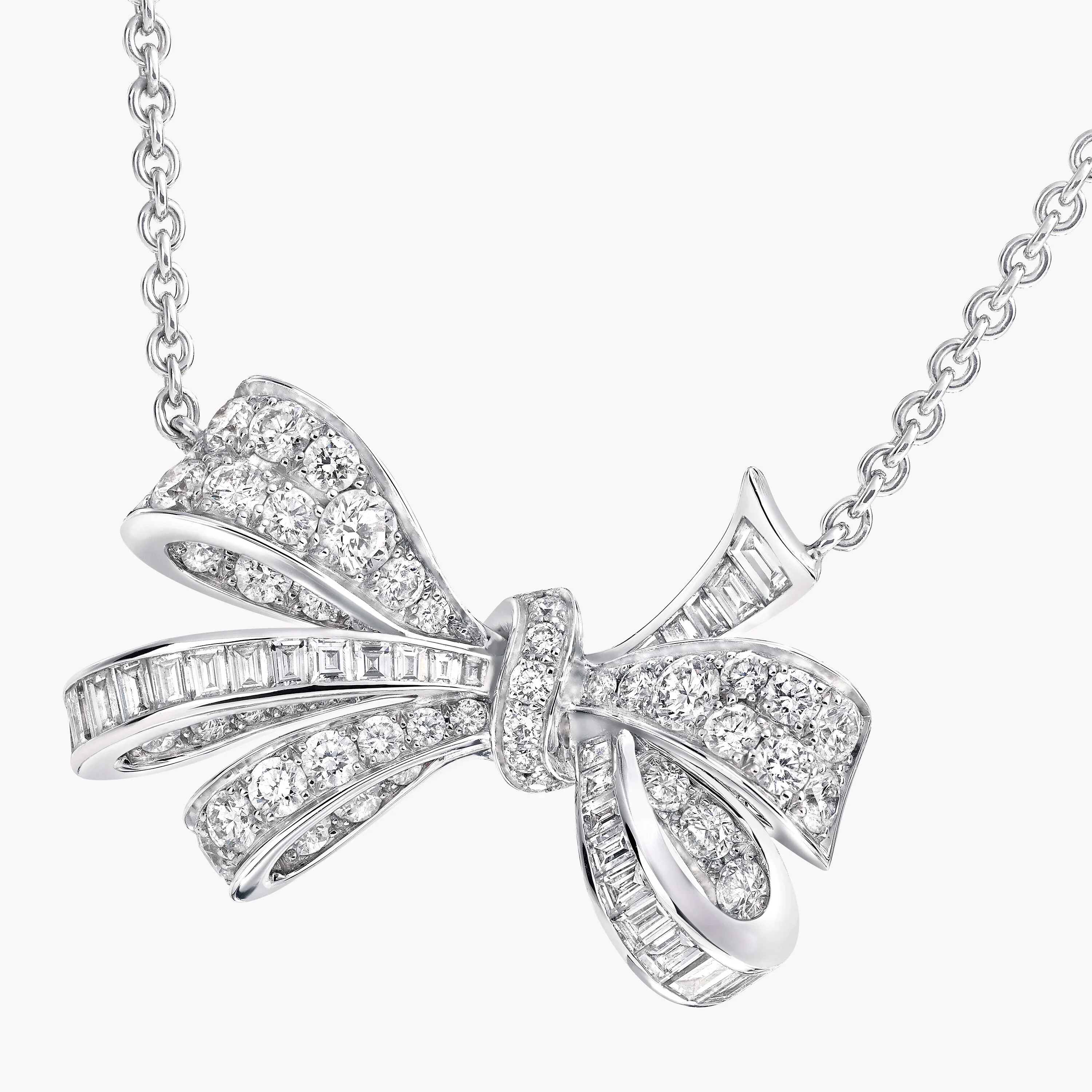 Tilda's Bow Classic Diamond Pendant - Image 3