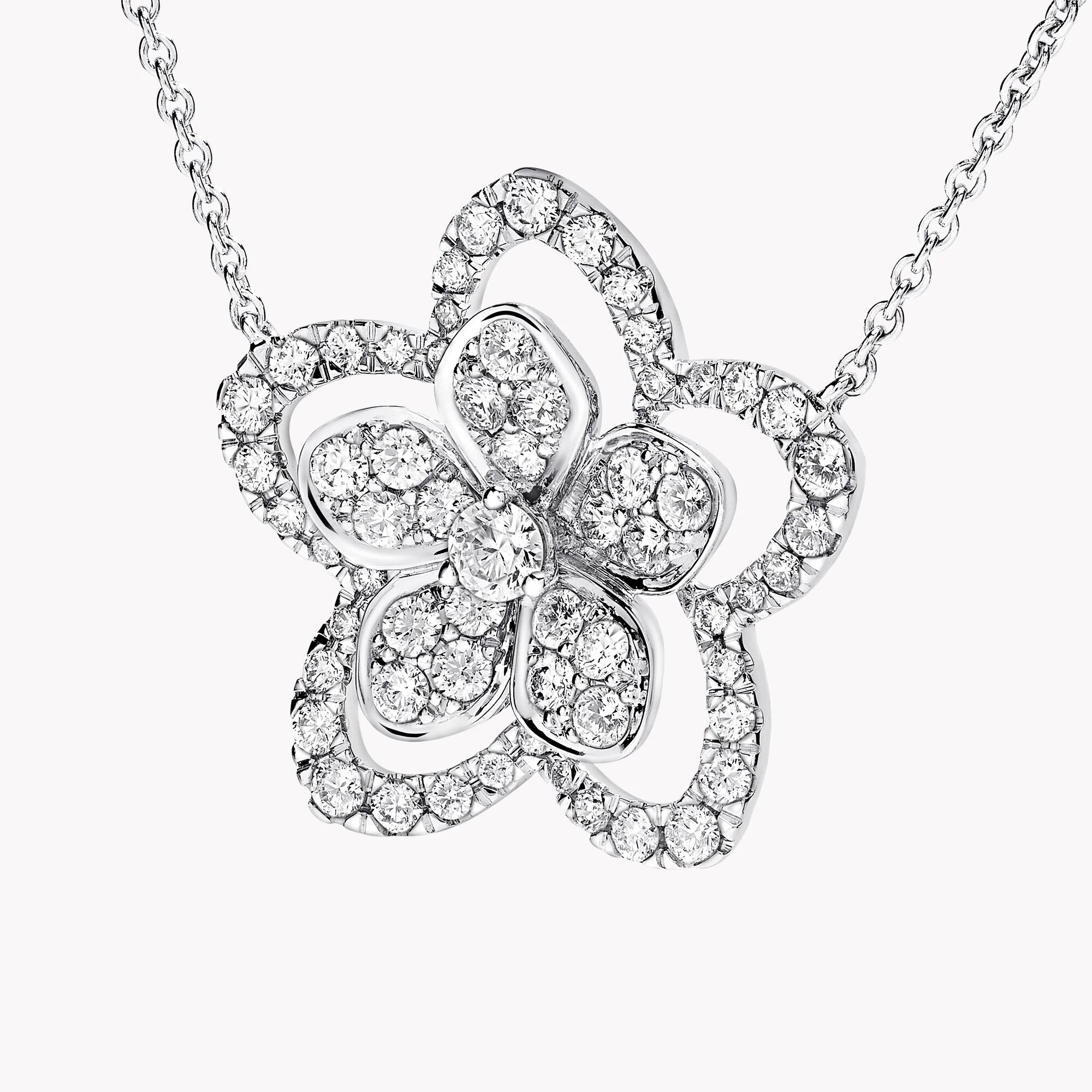 Wild Flower Large Diamond Pendant - Image 3