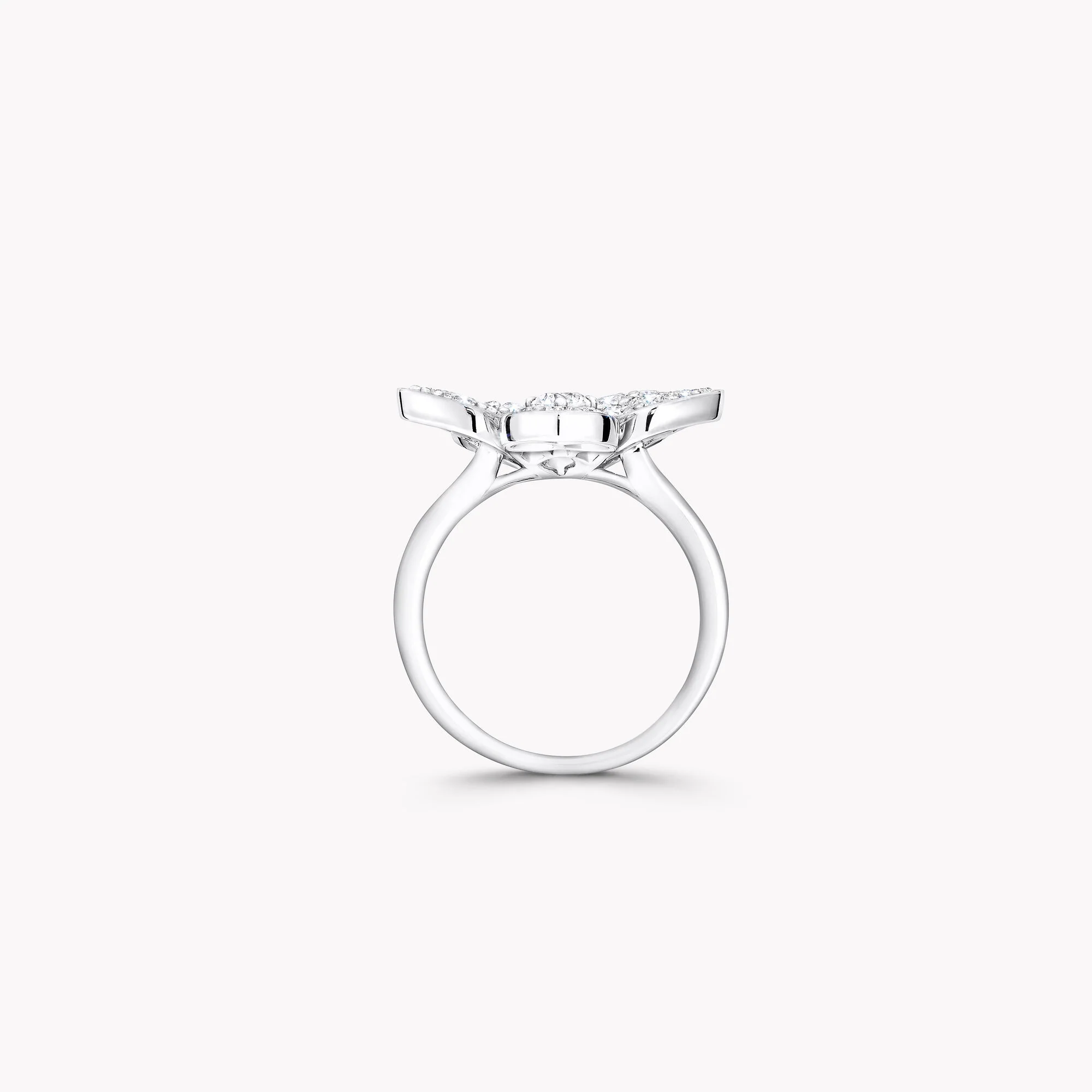 Wild Flower Large Pavé Diamond Ring - Image 4