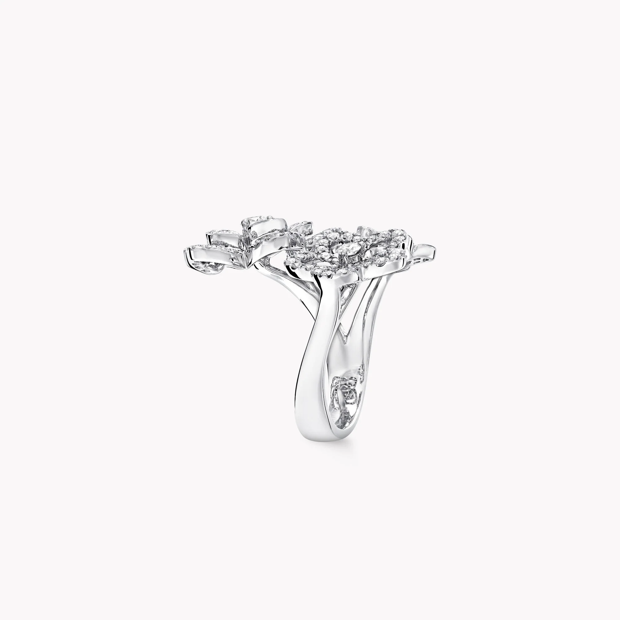 Wild Flower Triple Diamond Ring - Image 4