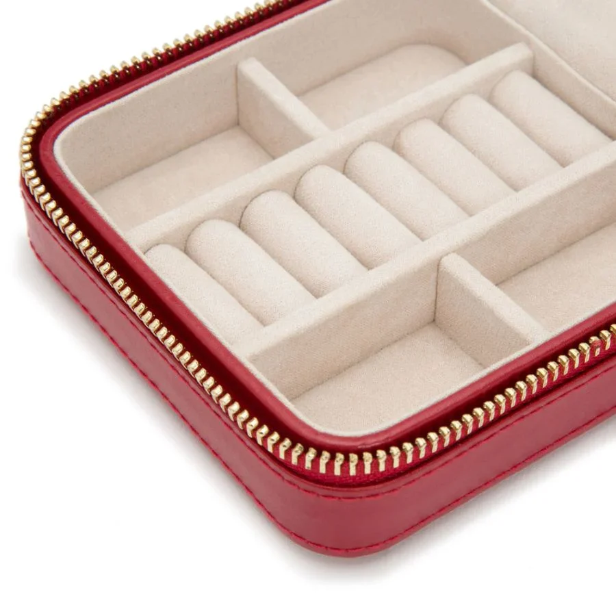 Wolf Caroline Zip Travel Case Red - Image 4
