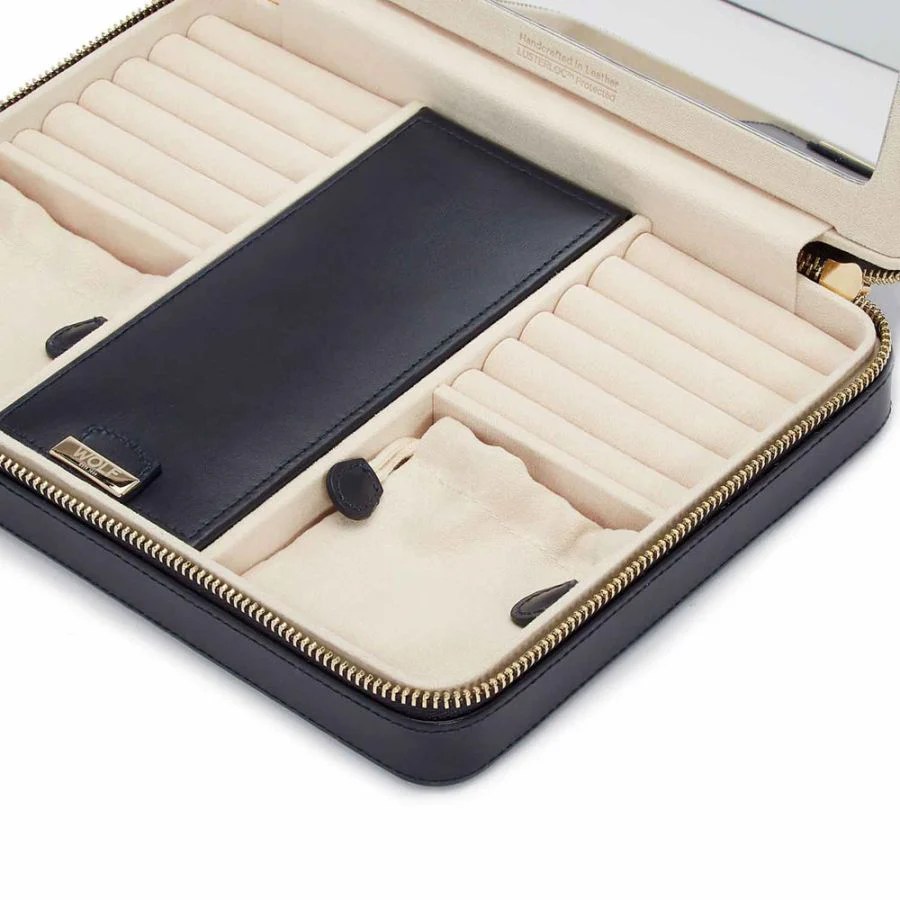 Wolf Maria Large Zip Case Navy - Image 4