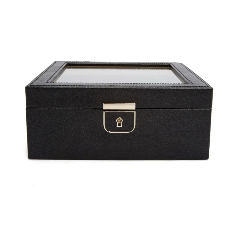Wolf Palermo 6 Pc Watch Box Black Anthracite - Image 3