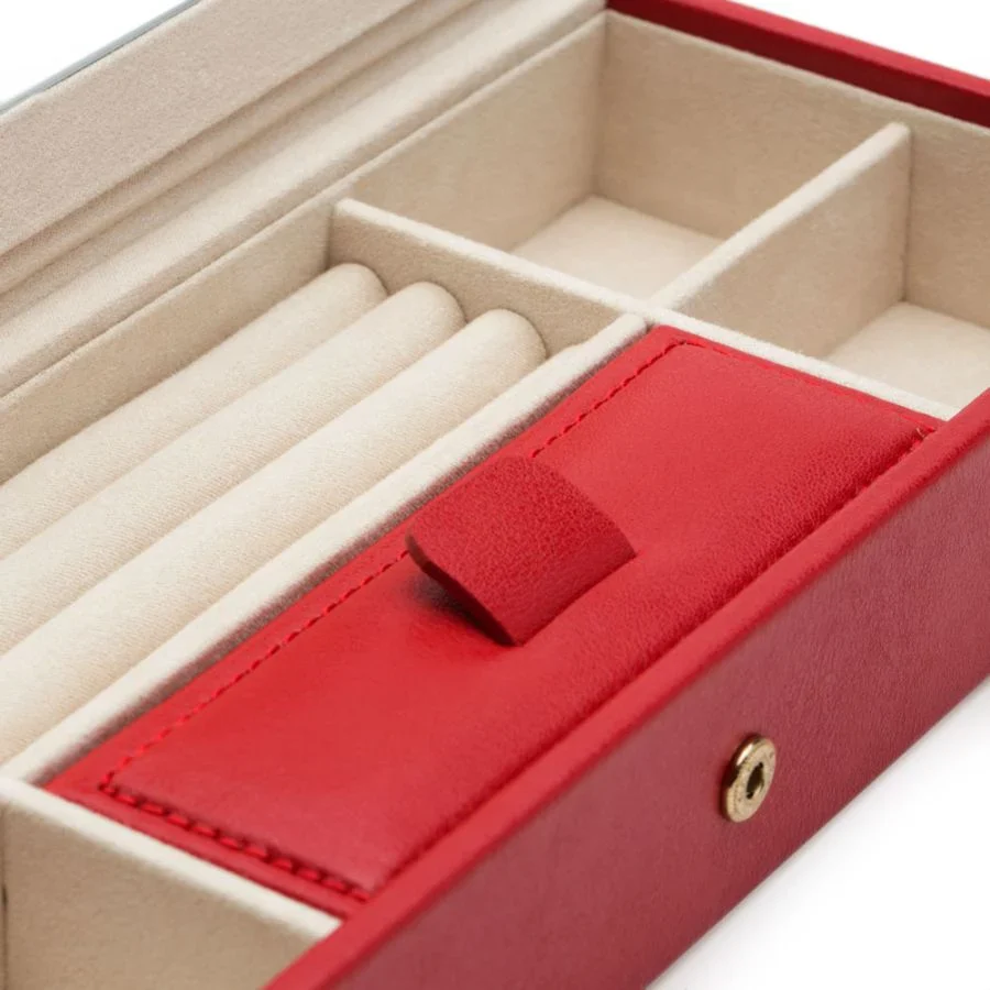 Wolf Palermo Safe Deposit Box Red - Image 3