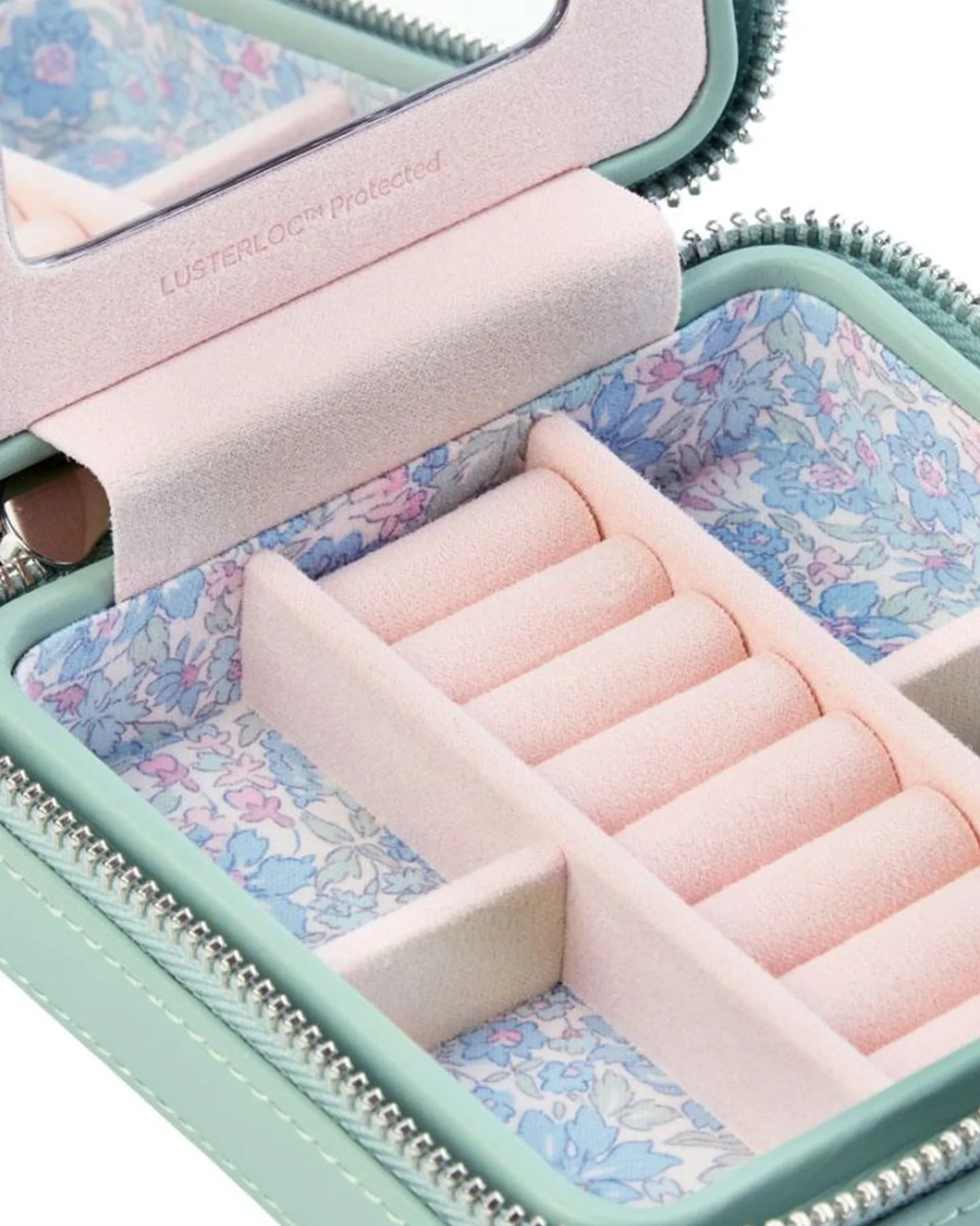 WOLF x Liberty Small Travel Zip Case - Sage - Image 4
